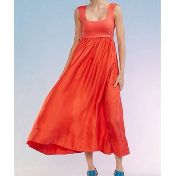 Cynthia Rowley Dresses & Skirts - CYNTHIA ROWLEY Isla silk Dress- Orange